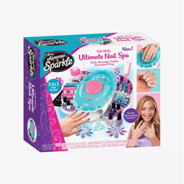 Shimmer 'N Sparkle Nail Spa 5-in-1 Nail